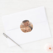 Welterusten Prinses Ronde Sticker (Envelop)