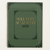 WELTON ACADEMY - DARK ACADEMIA PLANNER (Voorkant)
