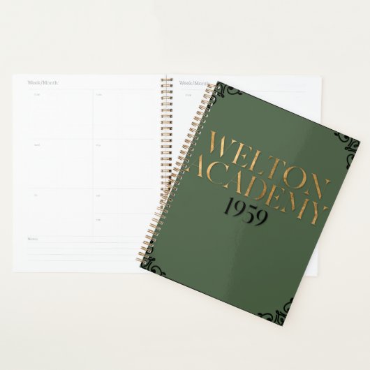 WELTON ACADEMY - DARK ACADEMIA PLANNER (Display)