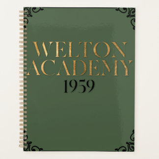 WELTON ACADEMY - DARK ACADEMIA PLANNER