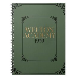 WELTON ACADEMY - DARK ACADEMIA PLANNER NOTITIEBOEK