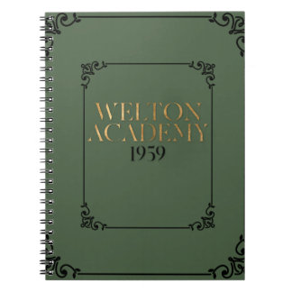 WELTON ACADEMY - DARK ACADEMIA PLANNER NOTITIEBOEK