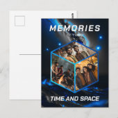 Weltraum 3D Foto Würfel Bilder Kollage Briefkaart (Voorkant / Achterkant)