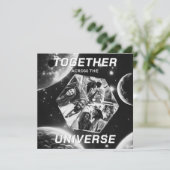 Weltraum Gruß Universum Erinnerungsfotos 3D Würfel (Staand voorkant)