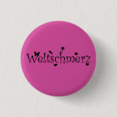 Weltschmerz Button (Black/Pink) (Voorkant)