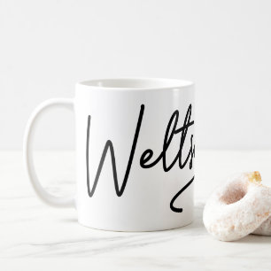Weltschmerz, German Word, World Weariness, Duits Koffiemok