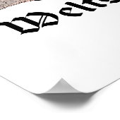 Weltschmerz | "Pijn in de wereld" Poster (Hoek)