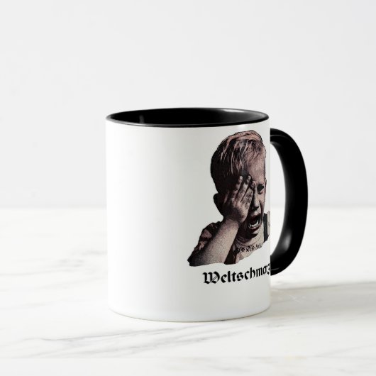 Weltschmerz | "Wereldpijn" Mok (Voorkant rechts)