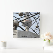 Weltzeituhr Fernsehturm Berlin Vierkante Klok (Huis)