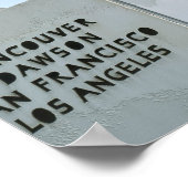 Weltzeituhr Poster (Hoek)