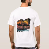 Welvaart is de basis van empowerment t-shirt (Achterkant)