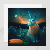 Welvaart konijn in de maan (Voorkant / Achterkant)