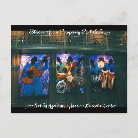 Welvaart Path Ashram Blessings Briefkaart (Voorkant)