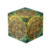 Welvaart Wealth Flow Sigil Cube Kubus (Achter hoekig)