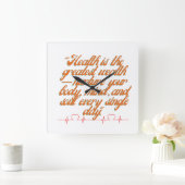 welvaartsrijkdom vierkante klok (Huis)