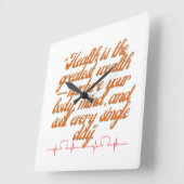 welvaartsrijkdom vierkante klok (Hoek)