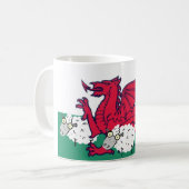 welvarende schapen koffiemok (Voorkant links)