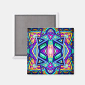 Welwillende overvloed kunstmagneet magneet (Voorkant / Achterkant)