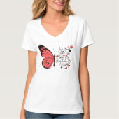 welwillende vlinder vriendelijkheid t-shirt (Voorkant)