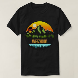 Welzheim, Baden-Württemberg Duitsland T-shirt