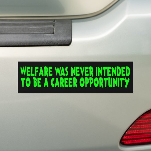 Welzijn Bumpersticker (Op auto)