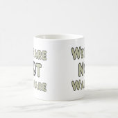 Welzijn, geen oorlog koffiemok (Center)