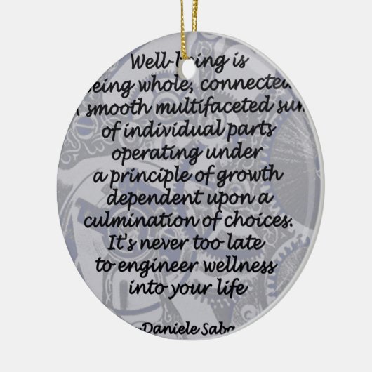 welzijn keramisch ornament (Links)