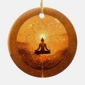 Welzijn & Spirituele harmonie Keramisch Ornament (Achterkant)