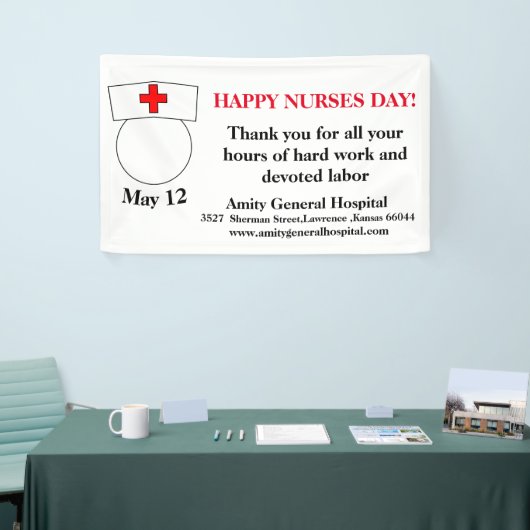 Welzijnsdag voor bedrijven spandoek (Beurs)