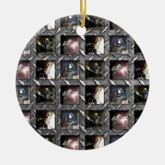 Welzijnspatroon Keramisch Ornament (Voorkant)