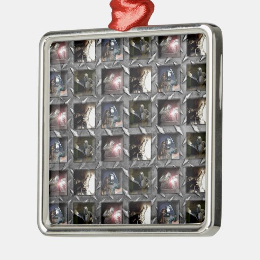 Welzijnspatroon Metalen Ornament (Links)