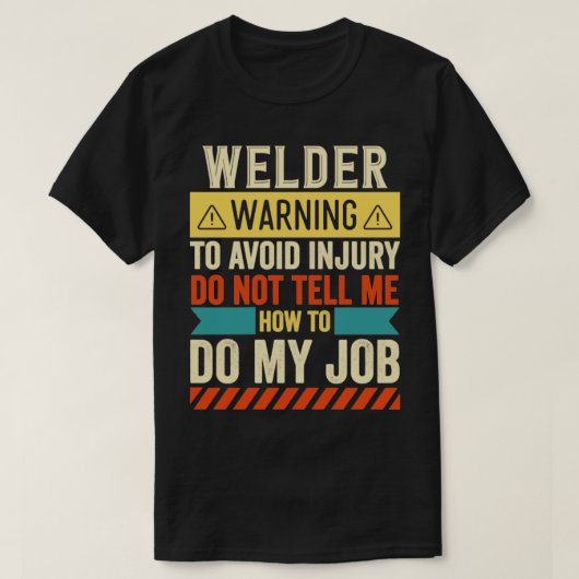 Welzijnswaarschuwing T-shirt (Design voorkant)