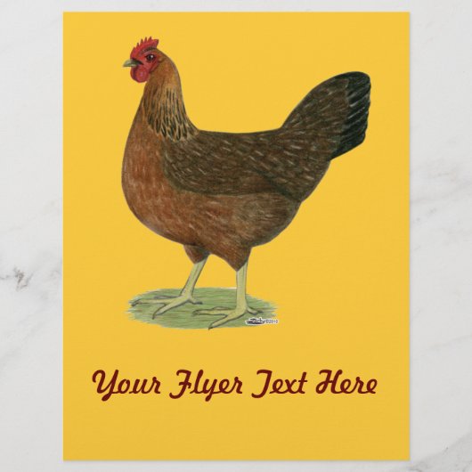 Welzomer Hen Flyer (Voorkant)