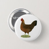 Welzomer Hen Ronde Button 5,7 Cm (Voorkant /achterkant)