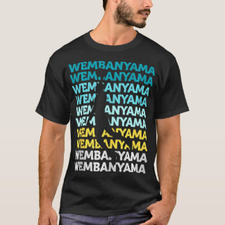 Wembanyama Basketbal Verbazingwekkende Gift Fan T-shirt