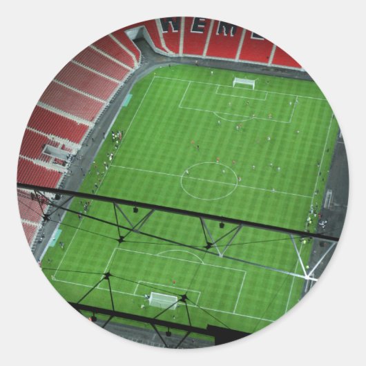 Wembley Stadium Ronde Sticker (Voorkant)