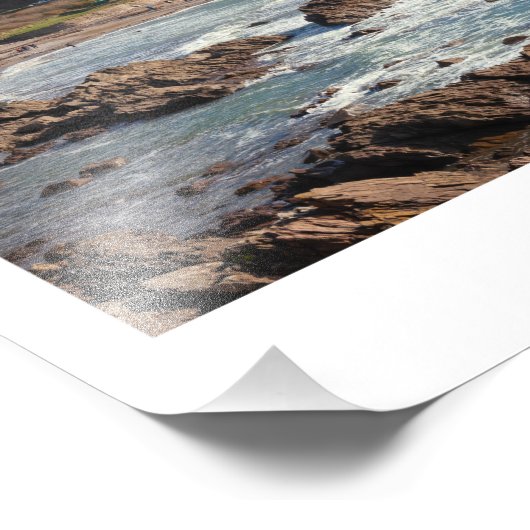 Wembury Beach Foto Afdruk (Hoek)