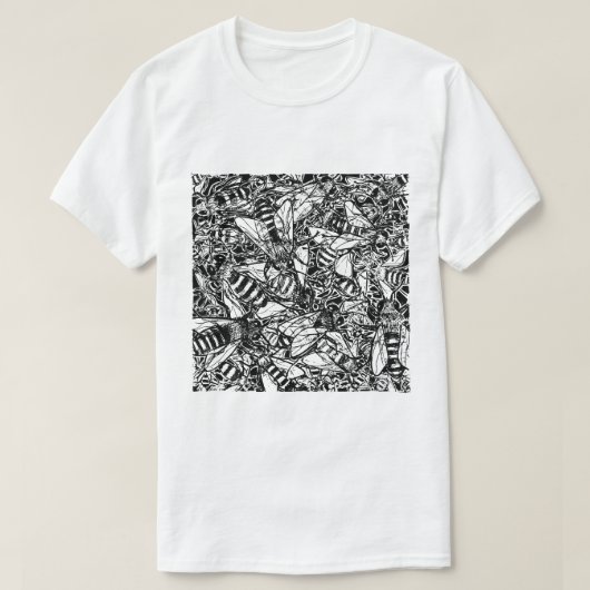 Wemelende Bij T-shirt (Design voorkant)