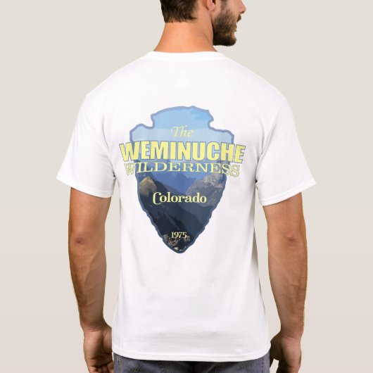 Weminuche WA (pijlpunt) T-shirt (Achterkant)