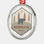 Weminuche Wilderness Colorado Beer Metalen Ornament (Links)