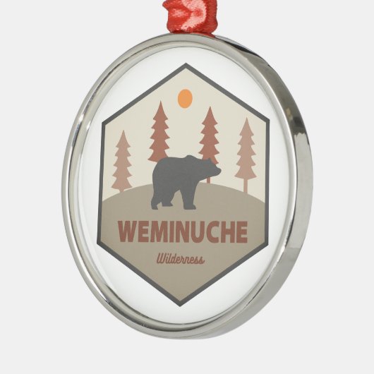 Weminuche Wilderness Colorado Beer Metalen Ornament (Links)