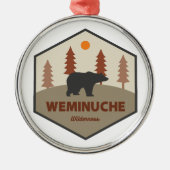 Weminuche Wilderness Colorado Beer Metalen Ornament (Voorkant)