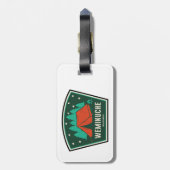 Weminuche Wilderness Colorado Camping Bagagelabel (Achterkant verticaal)