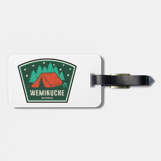 Weminuche Wilderness Colorado Camping Bagagelabel (Achterkant horizontaal)