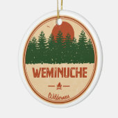 Weminuche Wilderness, Colorado Keramisch Ornament (Links)