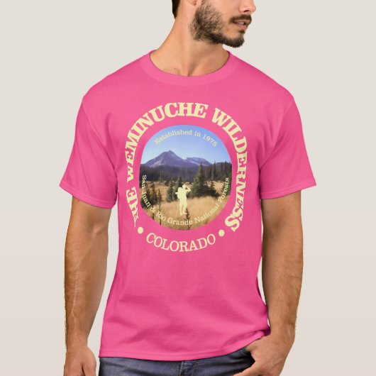 Weminuche Wilderness (WA) Actief T-shirt (Voorkant)