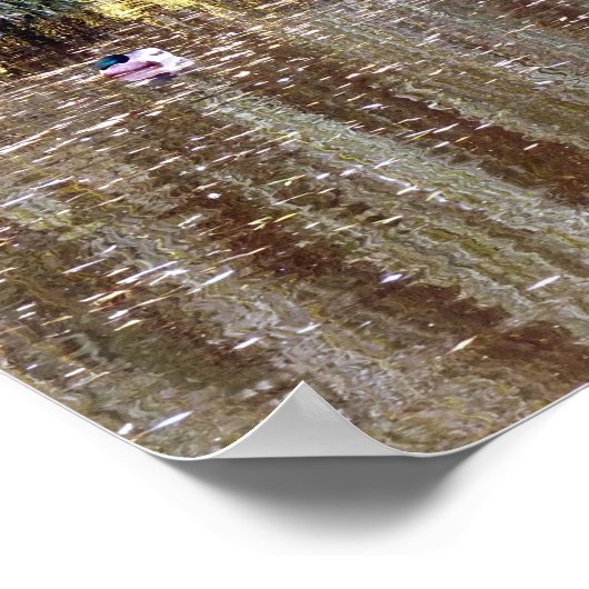 Wemmende reflectie wekken poster (Hoek)