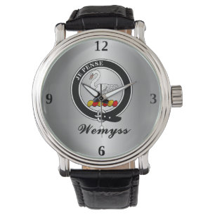 Wemyss Clan Badge gepersonaliseerd Horloge