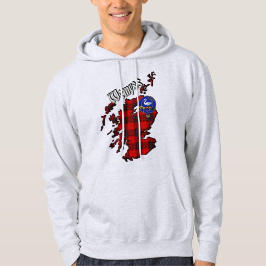 Wemyss Clan Badge Volwassen Hoodie (Voorkant)