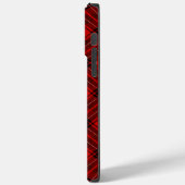 Wemyss tartan red black plaid Case-Mate iPhone case (Achterkant / Links)